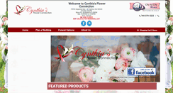 Desktop Screenshot of cynthiasflowerconnection.com